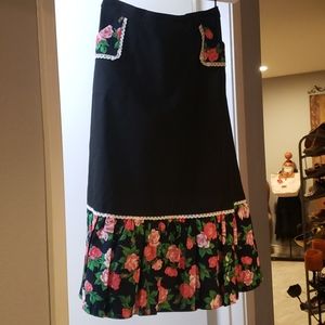 Diolen Pencil Vintage Skirt.  Sz 38 euc